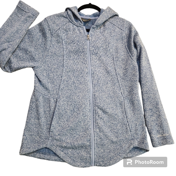Eddie Bauer Jackets & Blazers - Eddie Bauer Fleece Full Zip Hooded Jacket, hoodie. Like new! Sz XL SOFT!